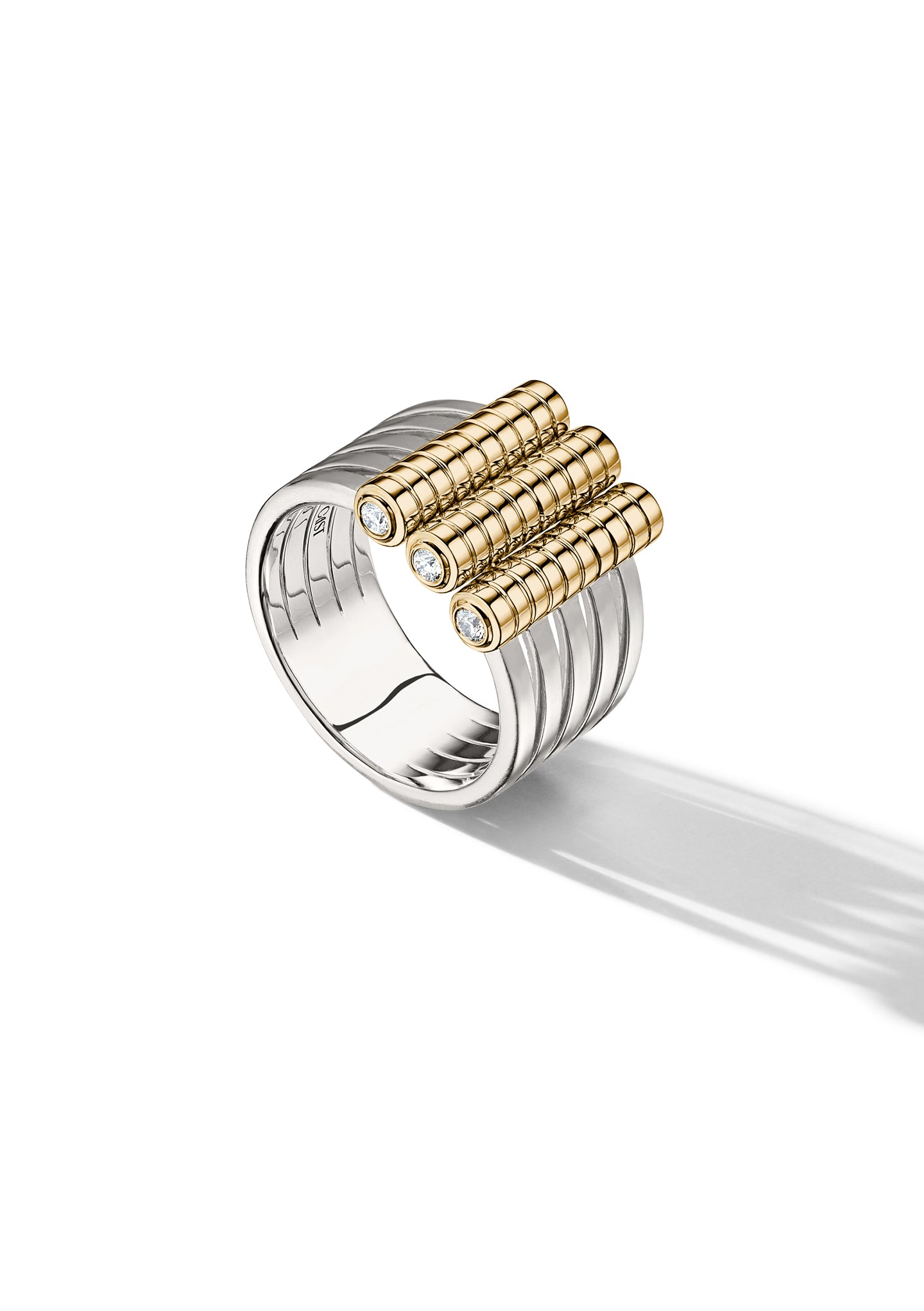The Stacked Circuit Ring gallery image