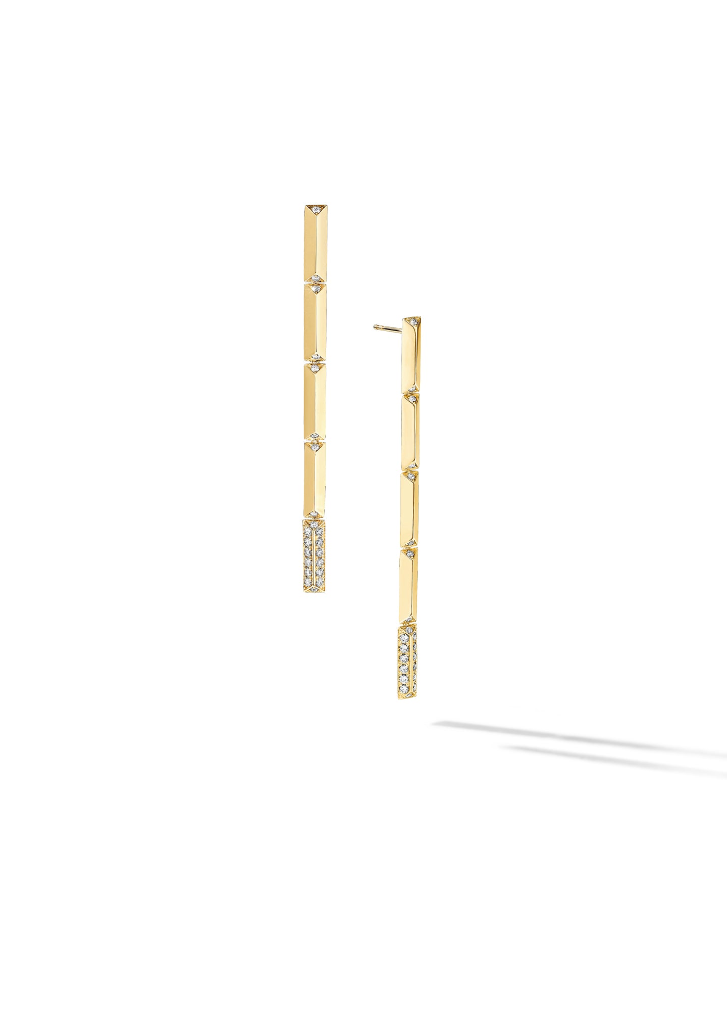 Iced Blade Drop Earring gallery image